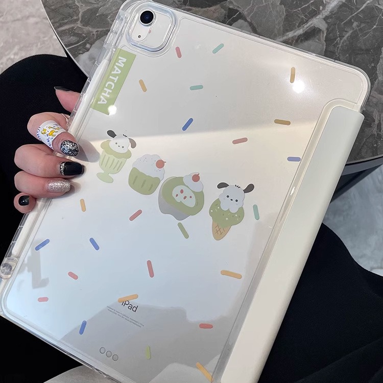 Cake puppy Y-fold support for Apple iPadAir5 protective shell 4 with pen slot pro11 anti-fall 9 flat set