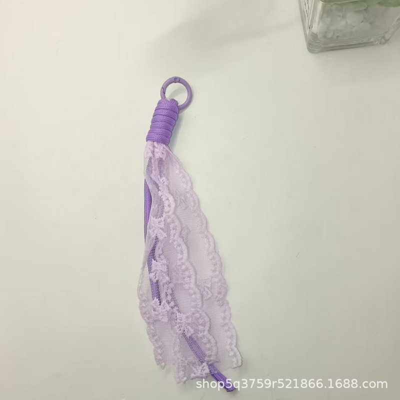 爆款饰品配件挂饰手机汽车钥匙扣挂绳箱包多巴胺飘带挂绳饰品|undefined