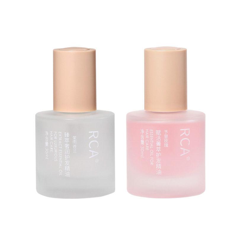 RCA cuidado del cabello aceite esencial 30ml de reparación de cabello seco y maníaca cola teñido y planchado dañado suave y suave aceite desechable para el cabello