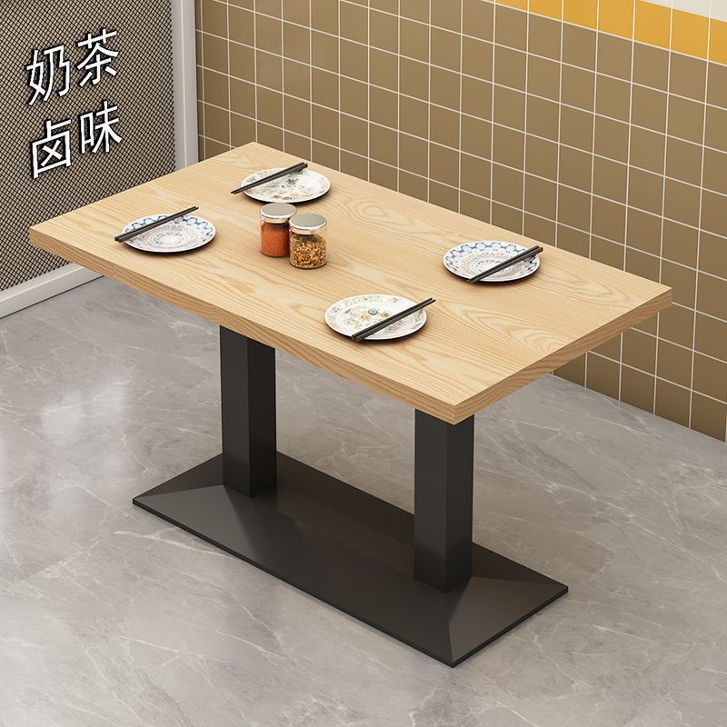 小吃面馆烧烤早餐餐饮快餐桌椅组合奶茶甜品店餐厅桌子商用经济型|undefined