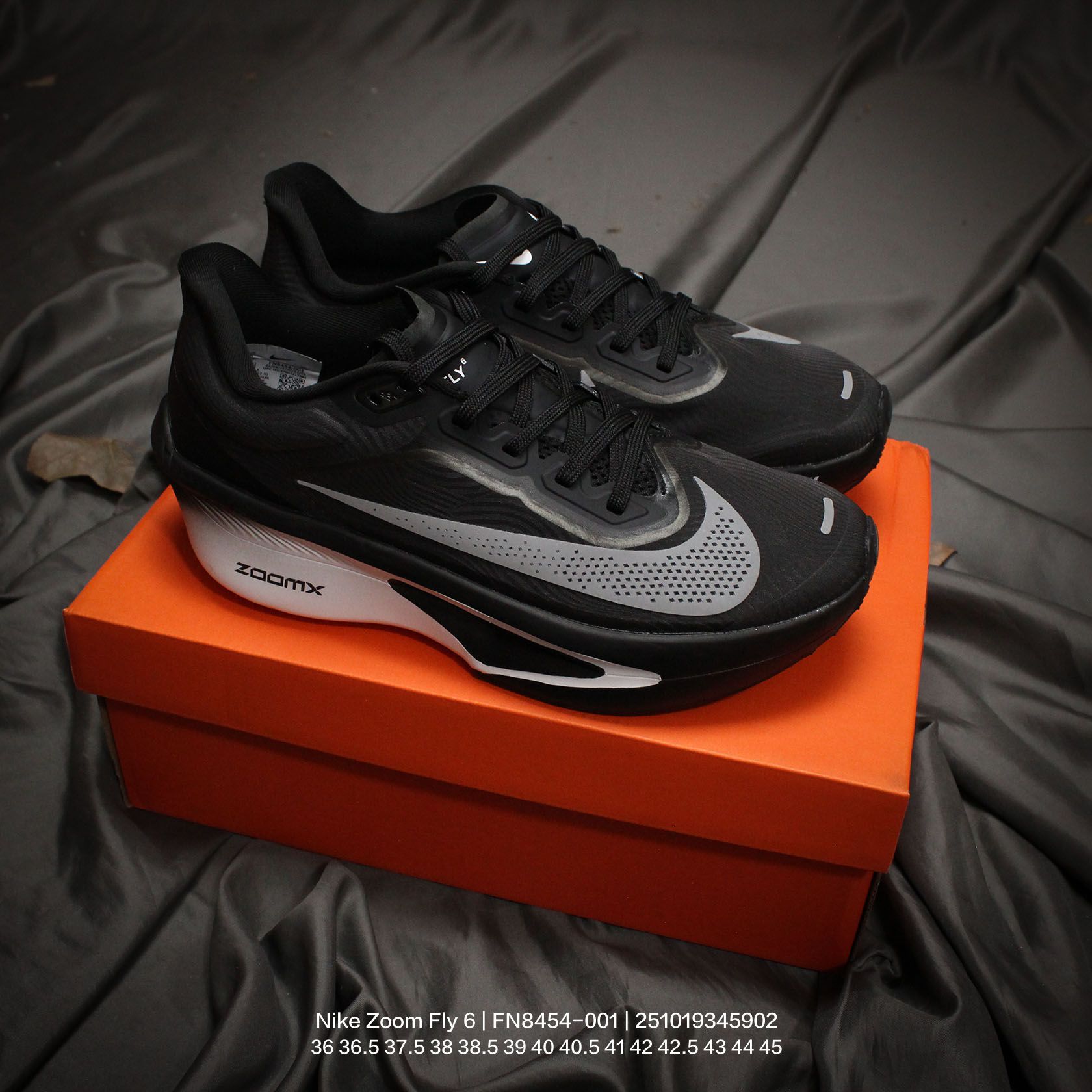 Zapatos Pitian ZoomFly6 negro gris entrenamiento de carreras de carbono zapatos de hombre zapatos de mujer zapatos de correr al aire libre casuales bajos