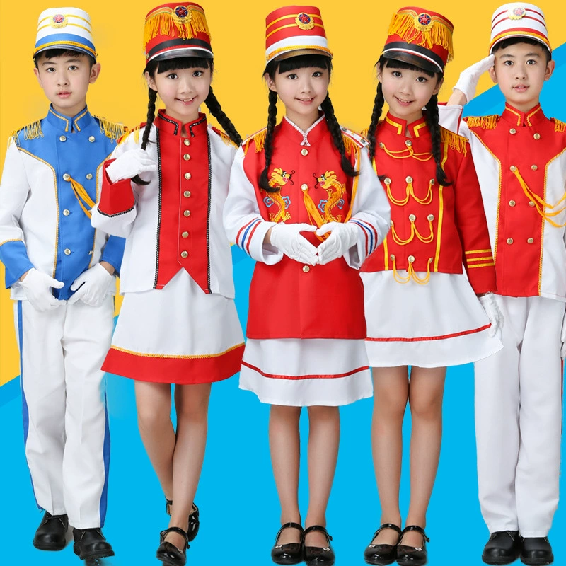 Детская барабанная команда одежда для учащихся начальной и средней школы