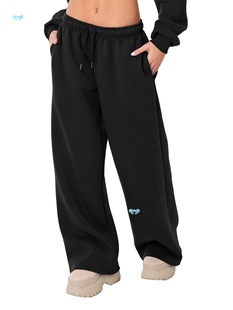 High Waist Sweatpants 1Pc High Waist Wide Leg Sweatpants Cross-Border