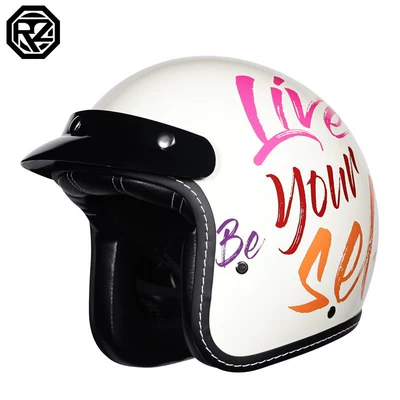 Motosiklet kaskı (dəbilqə) – Safety Helmet for Men and Women, 3C - ivory-white-self-m