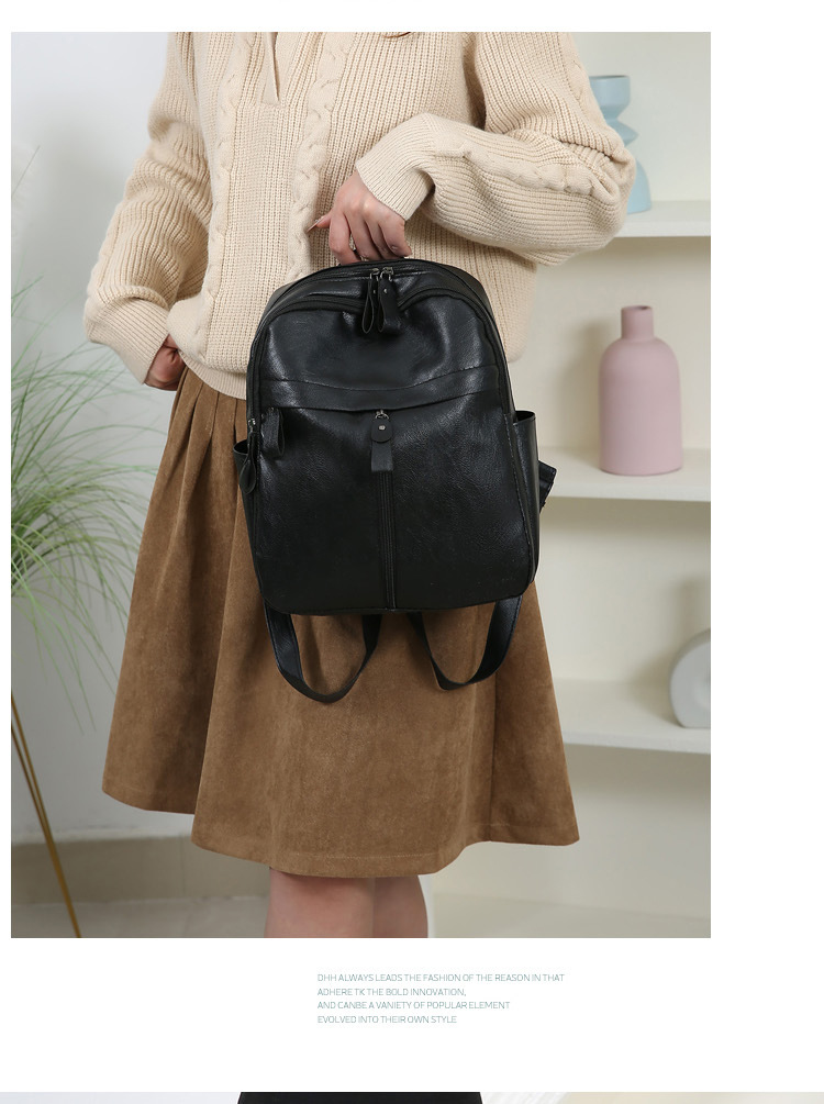 Koreanischer Doppelschultergurt Rucksack für Damen 2025 Neue Herbst- und Winterkollektion große Kapazität trendige Pendel- und Straßenrucksack modisch