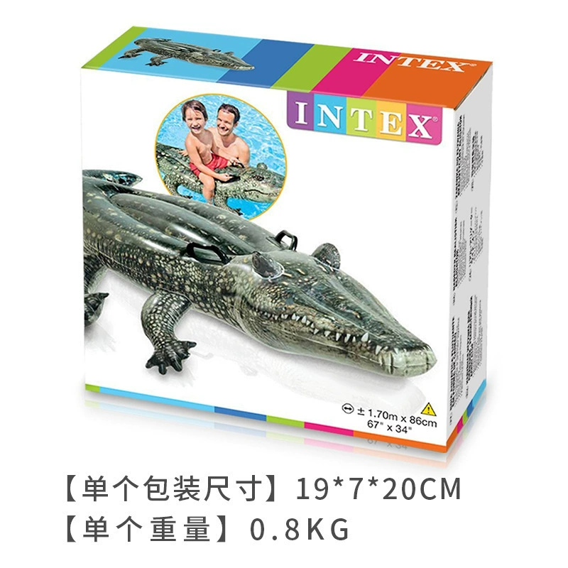 Плавательная игрушка INTEX для взрослых, водные игры, крокодил