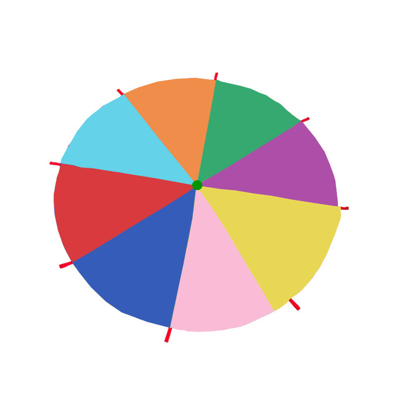 幼儿园彩虹伞教具早教游戏降落伞户外亲子锻炼儿童感统训练器材