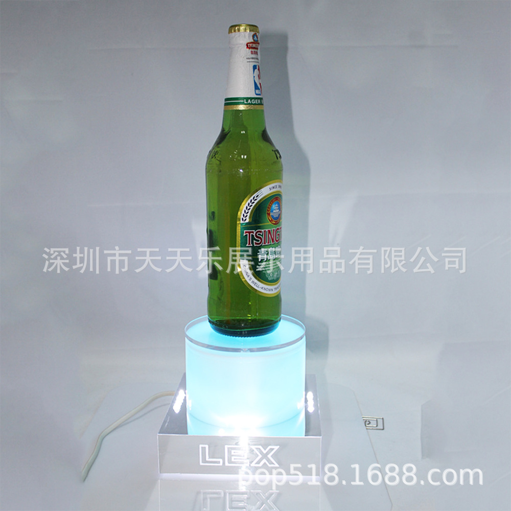 销售亚克力创意灯箱化妆品展架亚克力制品有机玻璃制品加工展示架