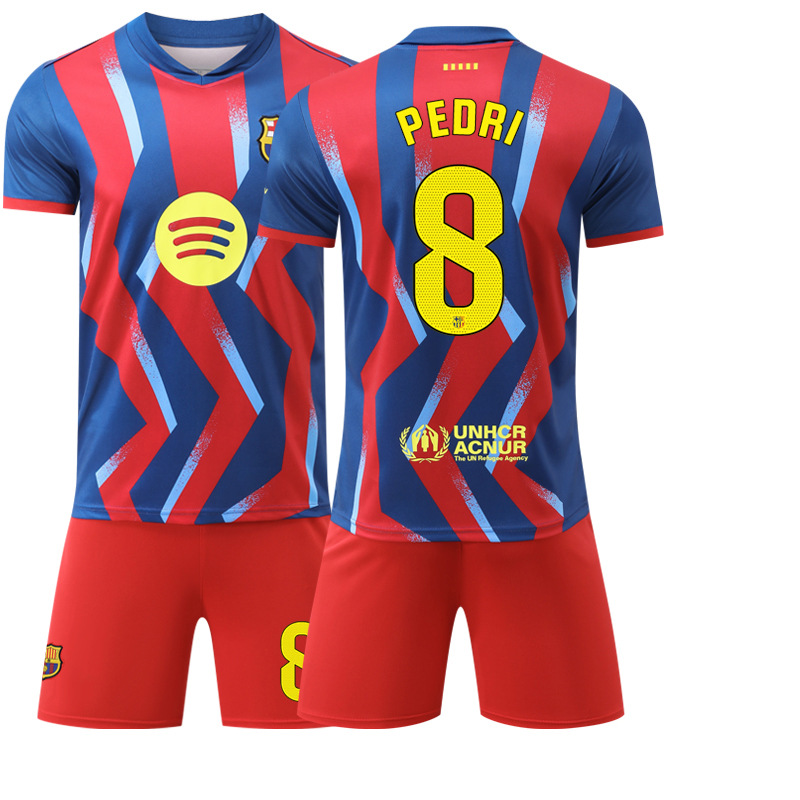 Conjunto de Uniforme de Fútbol N° 10 de Poliéster para Deporte y Fútbol