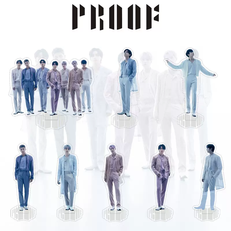 Новый альбом BT Star Youth Group Proof стоит на столе, карточка, новая человекоподобная настольная установка звезда вокруг звезды