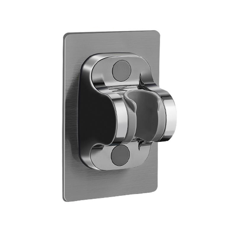 Soporte de ducha con ventosa, artefacto de fijación para el hogar del baño, base de boquilla de ducha sin perforación, estante extraíble para niños