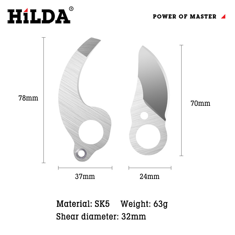 HiLDA de litio eléctrico sierra de cadena tijeras eléctricas de litio tijeras eléctricas de poda de rama gruesa tijeras eléctricas