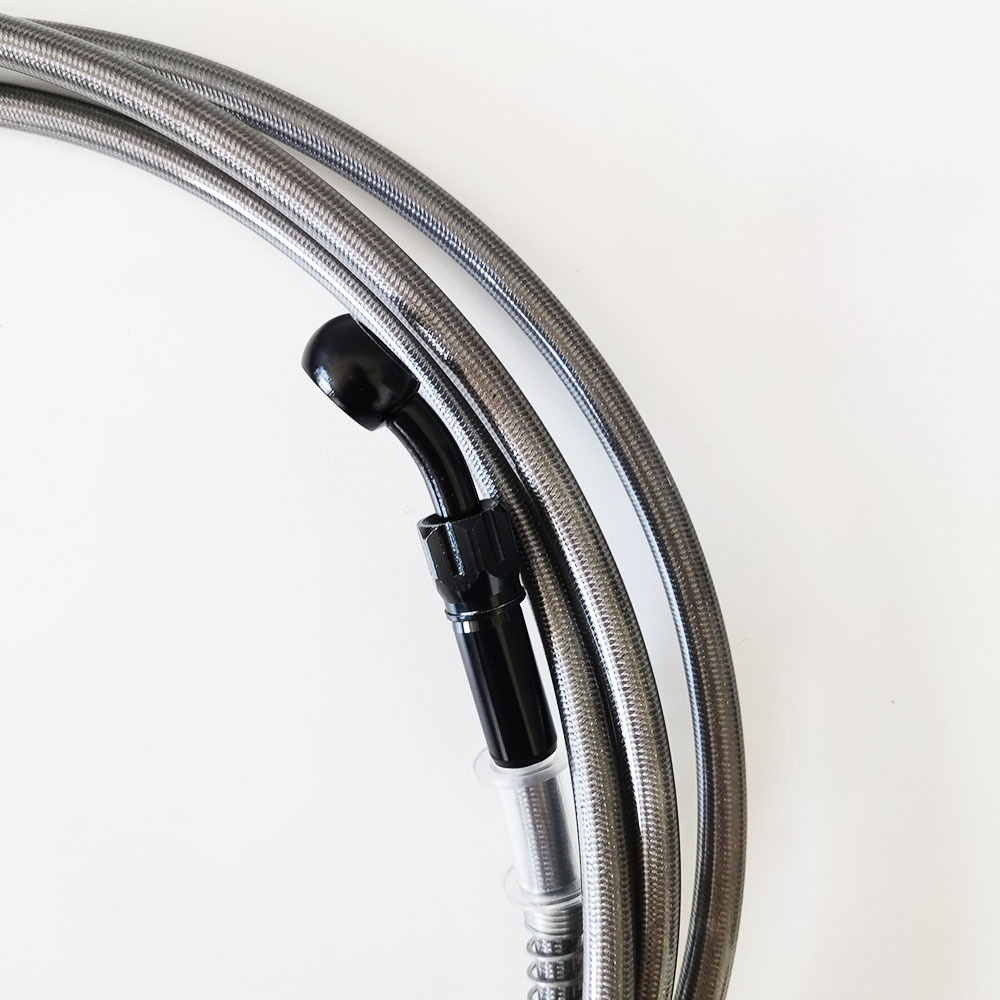 10-500cm 0/28/45/90 Degree M10 Fish Eye Head Ptfe Stainless Steel Braided Motorcycle Brake Hose