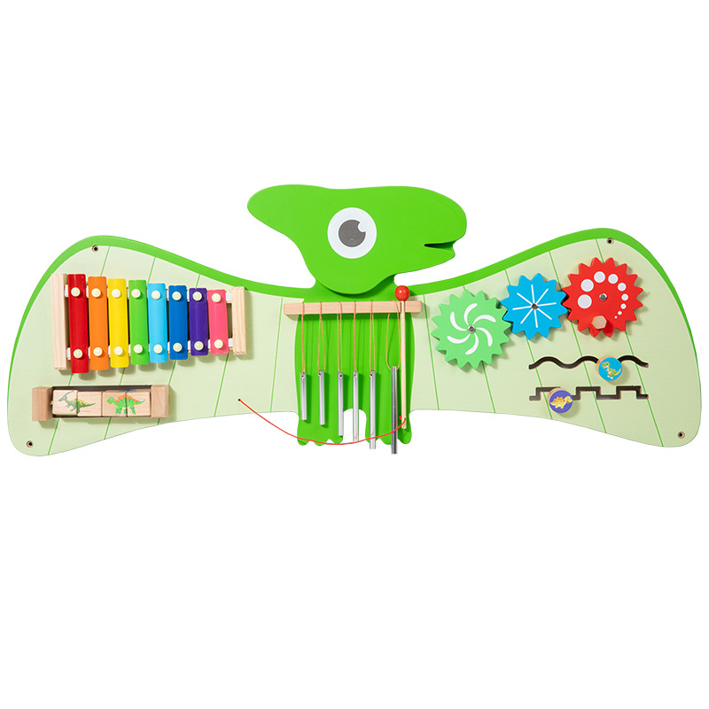 Diversión educación temprana rompecabezas jardín de infantes juegos de pared pasillo decoración de pared niños juguetes de pared de madera al por mayor