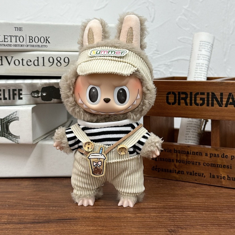 ソースメーカー卸売ラブブ人形服 17 センチメートルラブブブラインドボックスペンダント第一世代と第二世代のビニールぬいぐるみ|undefined