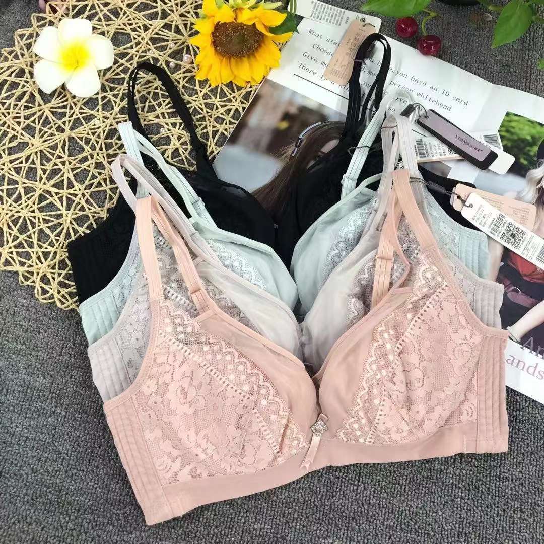 Nueva taza de algodón fino transpirable ropa interior las mujeres poli ajustable sujetador alta calidad precio al por mayor