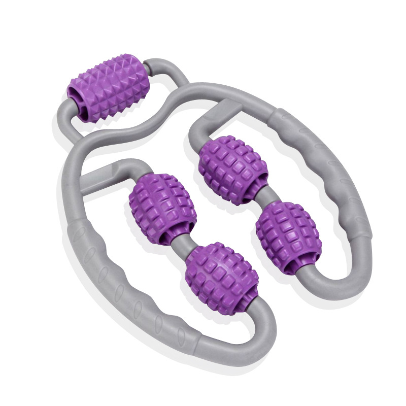 Pierna Meridian masajeador draga delgada pantorrilla rodillo clip de anillo relajar músculo adelgazamiento pierna artefacto relajarse tipo muscular