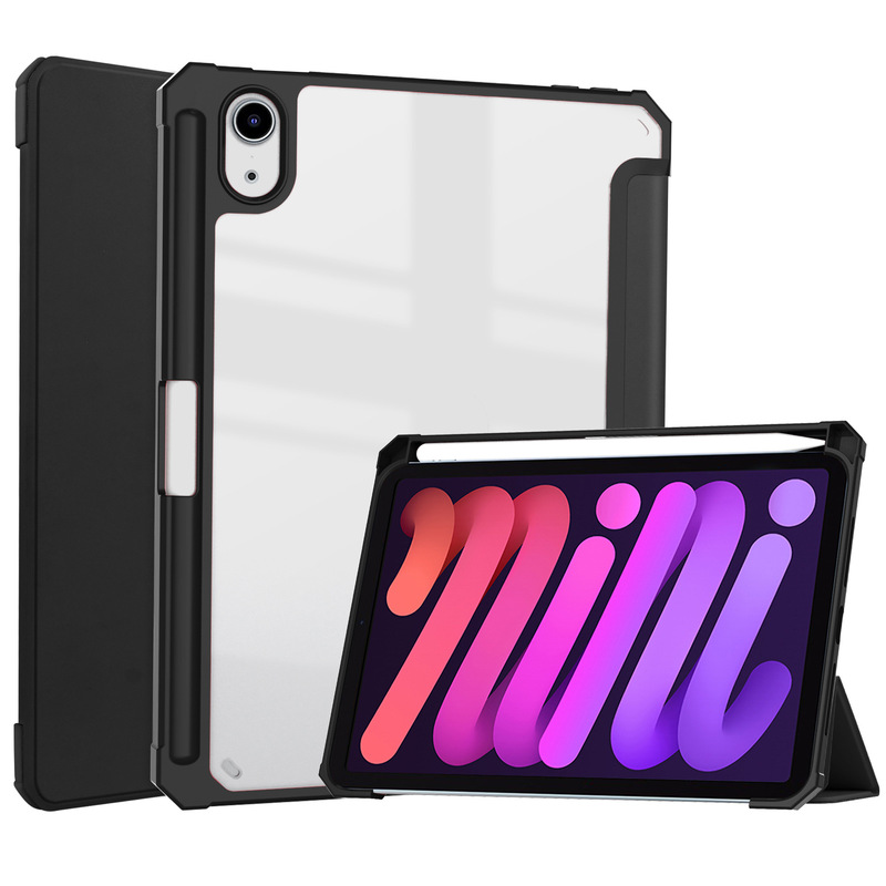 Suitable for iPad Mini 6 7 Tablet Computer Protective Leather Case 70% off Flip Cover Tpu Transparent Pen Slot Sleep Mode Case Suitable for iPad Mini 6 7 Tablet Computer Protective Leather Case 70% off Flip Cover Tpu Transparent Pen Slot Sleep Mode Case
