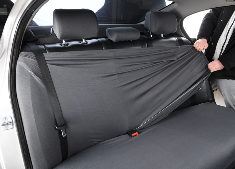 Car Rear Backrest Protective Cover Elastic Four-Season Universal Fabric Dust Cover Backrest Headrest Split Cover