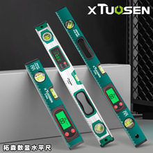 拓森数显水平尺高精度强磁水平仪铝合金电子数字显示靠尺角度尺