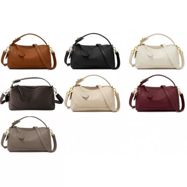 Women's Large-Capacity Commuter Bag, Light Luxury Soft Leather Bag, Niche Pillow Bag, European Style Handbag, Crossbody Bag