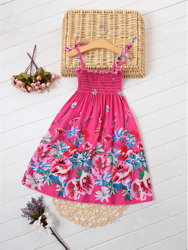 Ladies' Summer Dress Korean Style New Children's Clothing Children's Beach Dress for Girls and Boys Princess Dress
