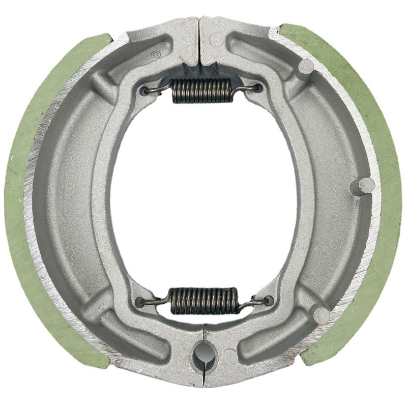 Coche eléctrico pastillas de freno rojo belleza alta resistente al desgaste freno sensible Zapata de freno GY6/CG125 freno de tambor trasero Universal