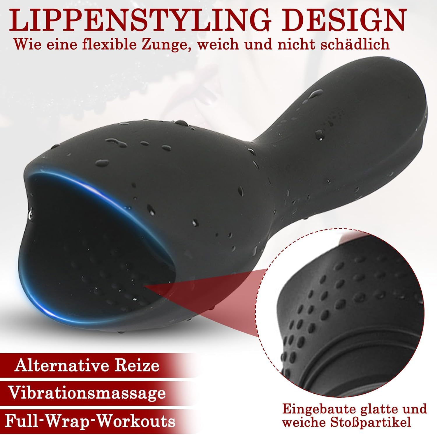Knight Vibrating Urethra Insertion Stick with Replaceable Silicone Head, Button Control Prostate Trainer — detail image 7