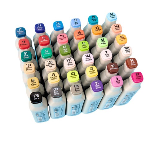 Master Mark Pen Refill Liquid Alcohol Oil-based Marker Ink Refill Liquid 15ml Animation 168 Colors Self-Wholesale