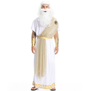 Halloween Costume Foreign Trade Style Amazon Greek Story Zeus Olympus King Character Stage Costume
