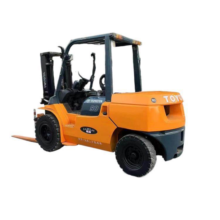 Exportación de comercio exterior de segunda mano Toyota TCM Komatsu 3 toneladas 5 toneladas de carretillas elevadoras diesel de segunda mano