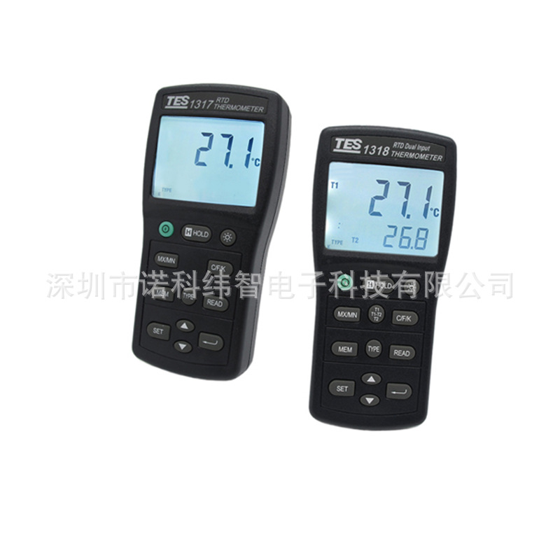 台湾泰仕白金电阻温度表TES-1317TES-1318