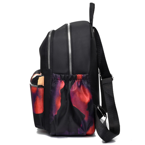 Backpack bag for women new multi-layer large capacity outdoor travel backpack nylon casual ethnic style backpack for women