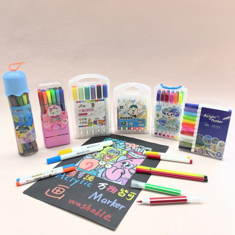 Marcador de acrílico para niños pintura acuarela color pen pen
