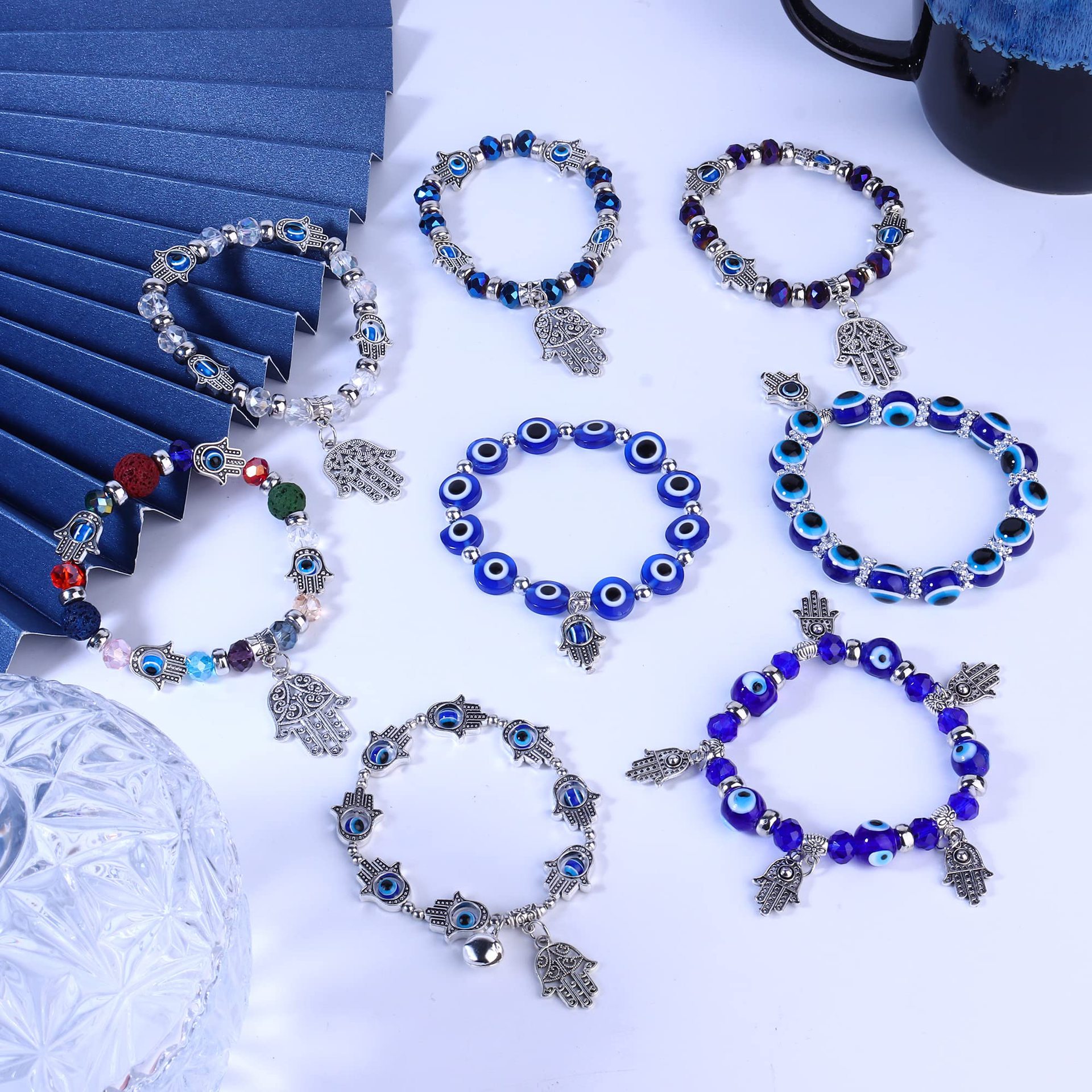 Ethnic Style Eye Mixed Materials Wholesale Bracelets display picture 1