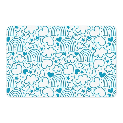 Avtomobil döşəmə paspasları – Drying - rainbow-star-painting-6039