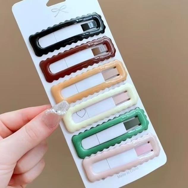 Hair Styling Tool: Square Hair Clip for Women, Side Clip, Bangs Clip, Simple and Versatile Bb Clip for the Back of the Head, New Model 2