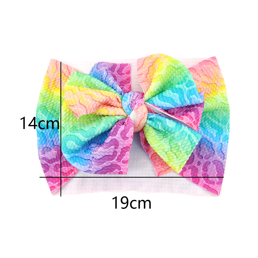 Fashion Bow Knot Cloth Flower Hair Bandpicture2