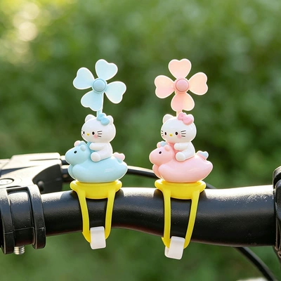 KT Cat Electric Car Interior: Car ornaments - strap-version1-pink-kt-cat-1-blue-kt-catwith-adhesive