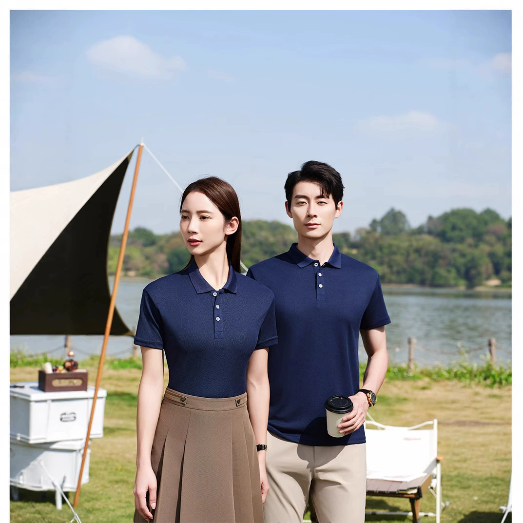 Новая стильная однотонная мужская рубашка-поло с короткими рукавами, летняя модная тенденция, мужская футболка с короткими рукавами для молодежи и среднего возраста.