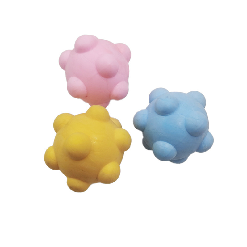 Nuevo juguete para mascotas TPR espuma Bola de meteorito juguete de alta elástica Bola de molienda mordedura de perro de juguete resistente