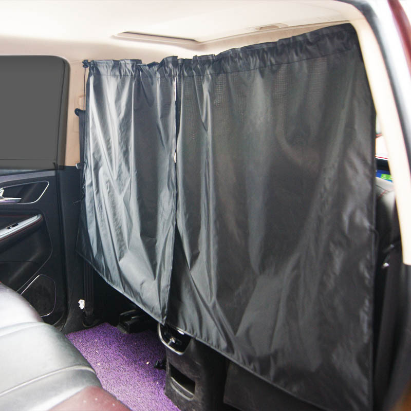 Car split sunshade, car privacy partition curtain, in-car insulation, rear privacy, RV blackout, sunshade