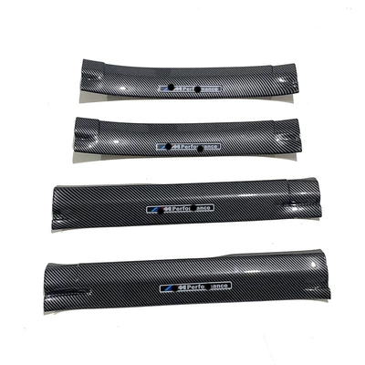 Suitable for 23 Bmw X1 Door Sill Strips Modified Welcome Pedal Trunk Rear Guard Tailgate Protective Trim Sticker (Dekorativ pedal başlıqları) - 4-pieces-of-inner-door-sill-abs-carbon-fiber-765115105-for-2023-bmw-x1