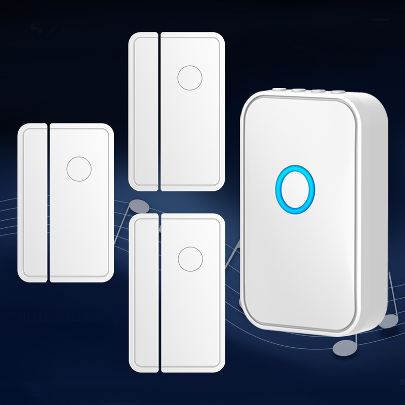 超市冰箱冰柜门专柜展柜便利店开门提醒器店铺门磁感应防盗报警器