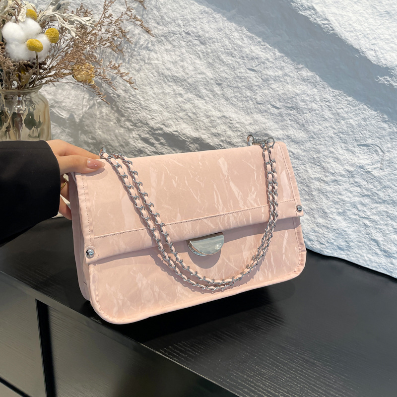 Lille niche med stor kapacitet til kvinder 2024 ny afslappet kædearmhuletaske, moderigtig og alsidig enkelt skulder_voghion.com