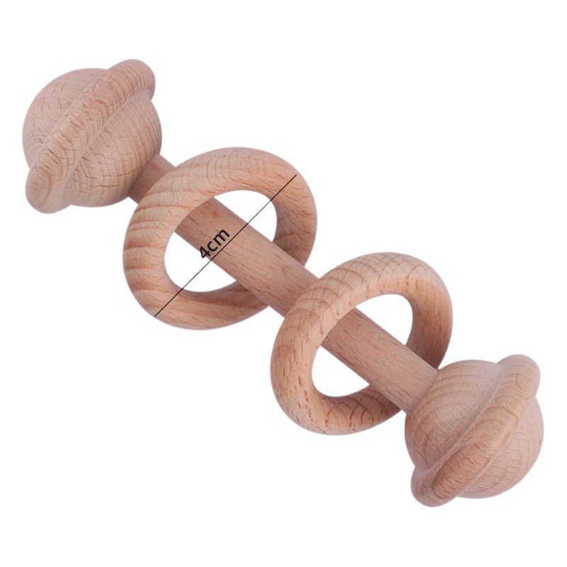New Beech juguete infantil mordedor infantil Ejercicio de mano sonajero bebé creativo interactivo educativo mordedor palo