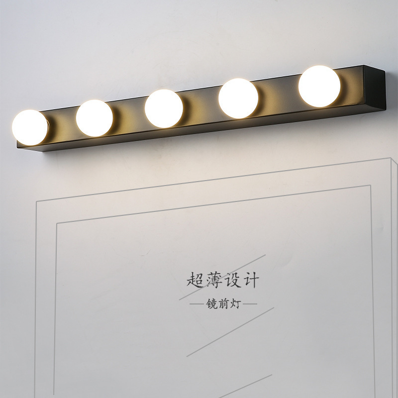 Cross-Border Mirror Headlight Bathroom Led Dressing Makeup Washstand Bathroom Toilet Mirror Special Fill-In Light Bulb