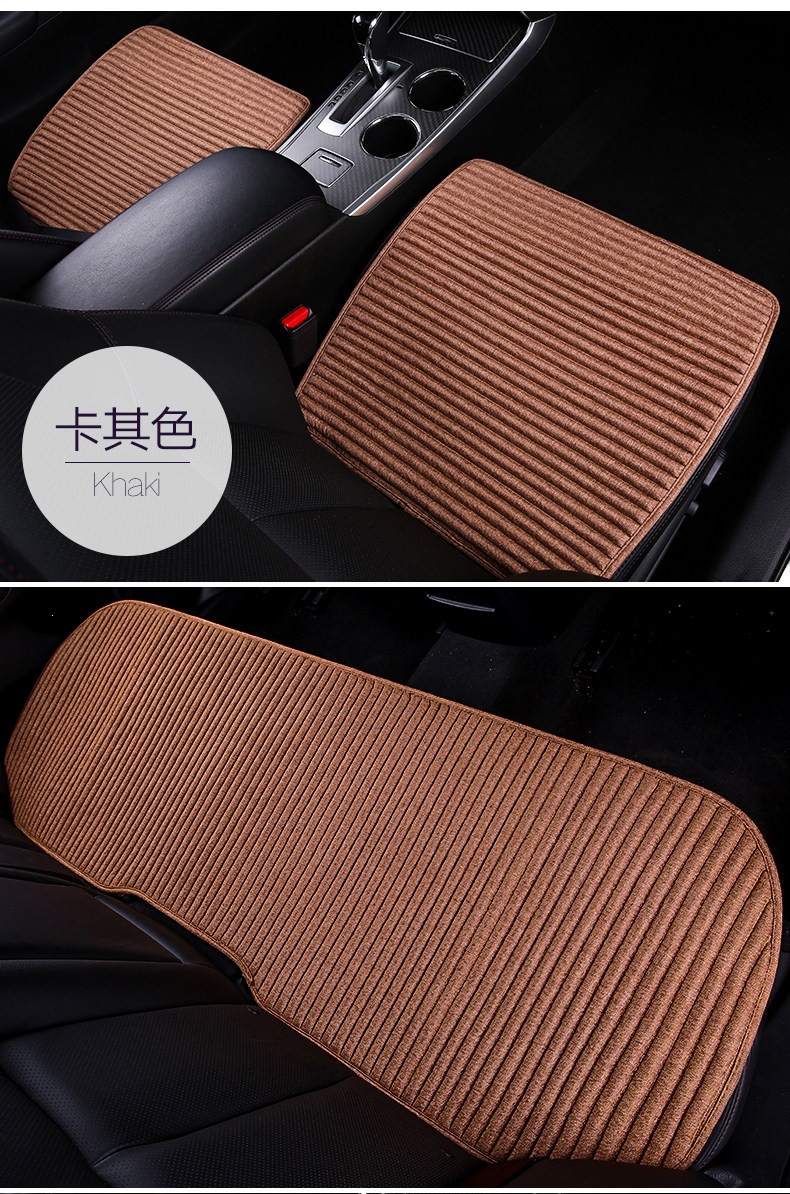 Suitable for car seat cushions, single-piece, universal for all seasons, buckwheat shell, Lavida rear seat summer cooling pad three-piece set