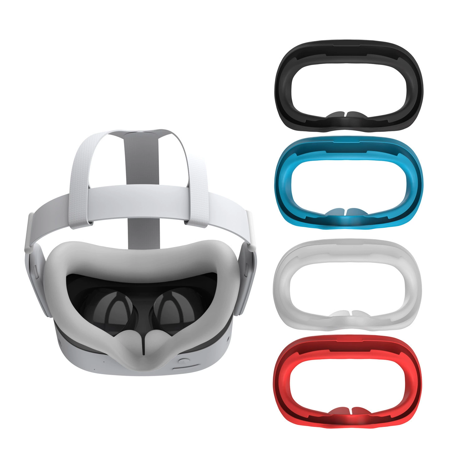 Мета Quest 3 VR очки маска силиконовый чехол для Quest 3 шлем всё в одном силиконовый клеевой защитный чехол для очков
