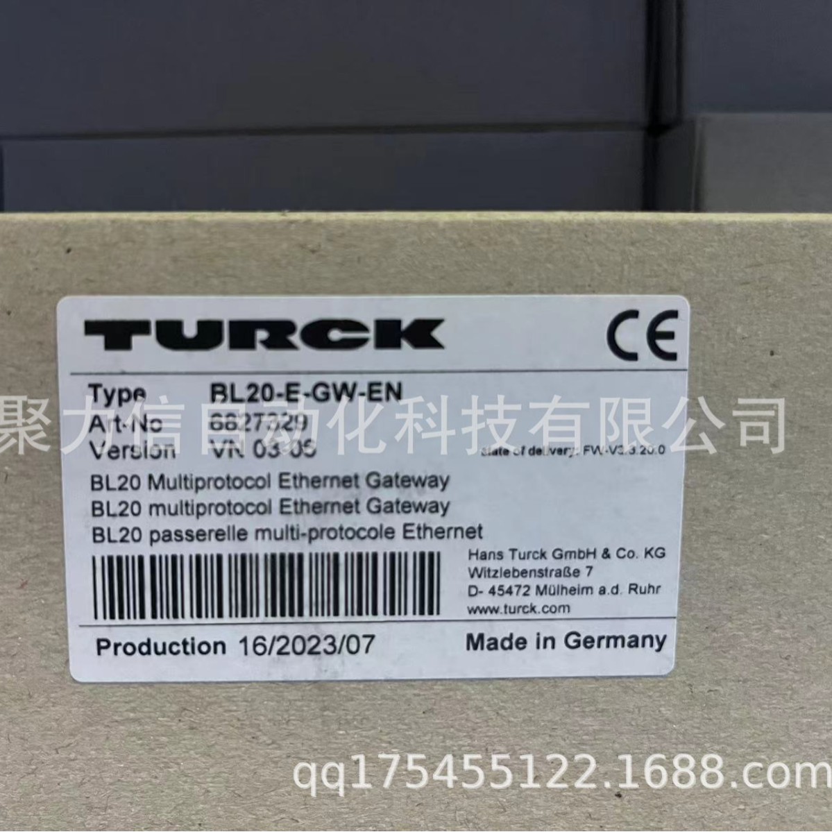 TURCK图尔克 BL67-2RFID-A 现货